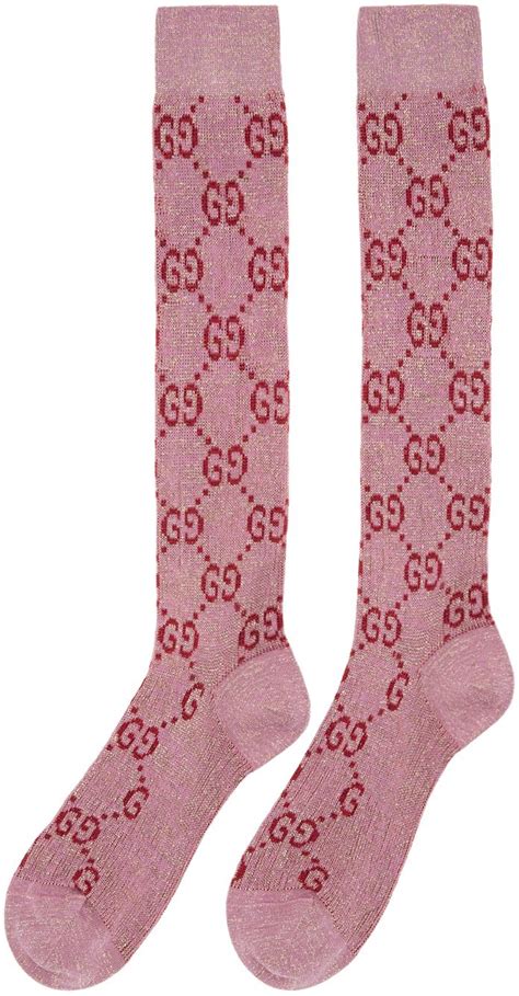 gucci lurex gg glitter socks|Gucci socks for women.